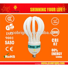 HOT! 4U 17MM 85W E27 ENERGY SAVER LOTUS FLOWER LAMP 6000H LOW PRICE
